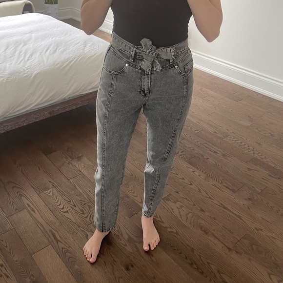 Karen Millen Seamed Belted Jean - Picture 2 of 5